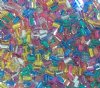 50g 5x4x2mm Color Lined Mix Tile Beads